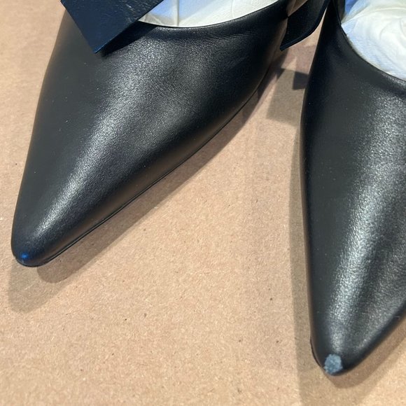 Proenza Schouler | Grommet Block Heel Leather Mules - Picture 3 of 7